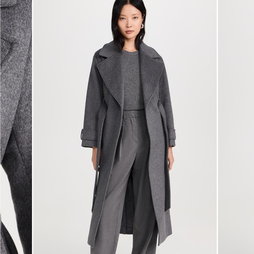 Women's Gray Wool Coat
